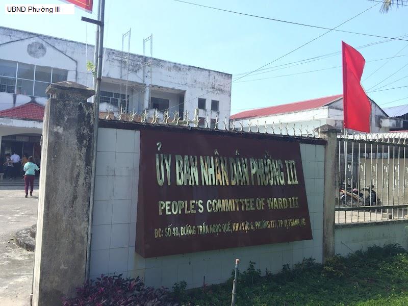 UBND Phường III