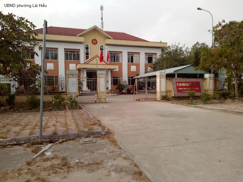 UBND phường Lái Hiếu