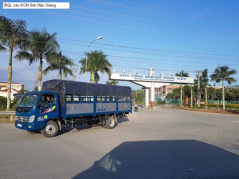 BQL các KCN tỉnh Hậu Giang