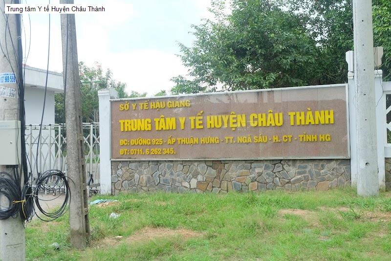Trung tâm Y tế Huyện Châu Thành