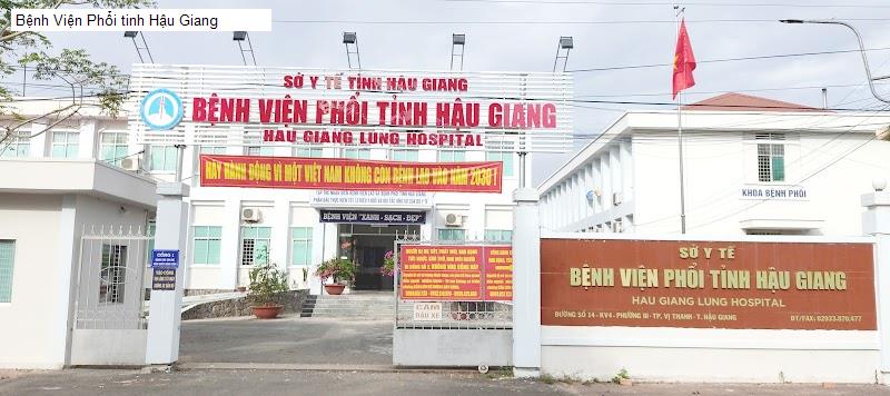 Bệnh Viện Phổi tinh Hậu Giang