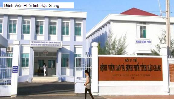 Bệnh Viện Phổi tinh Hậu Giang