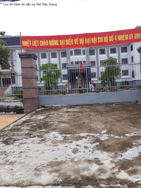 Cục thi hành án dân sự tỉnh Hậu Giang