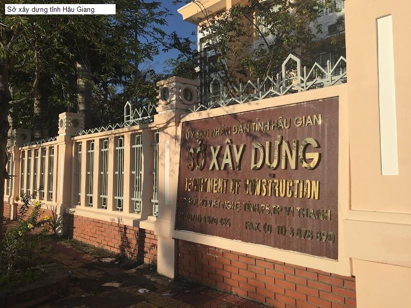 Sở xây dựng tỉnh Hậu Giang