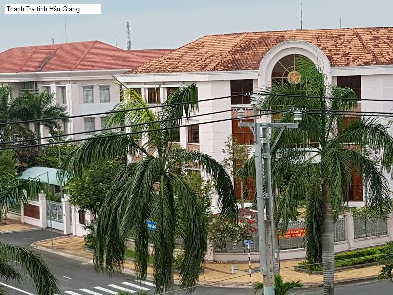 Thanh Tra tỉnh Hậu Giang