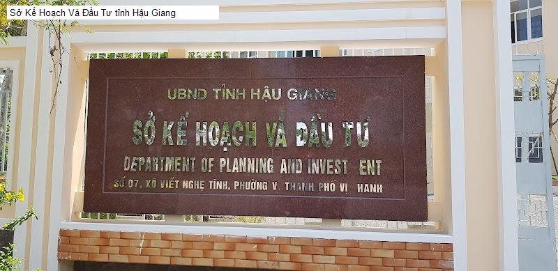 Sở Kế Hoạch Và Đầu Tư tỉnh Hậu Giang